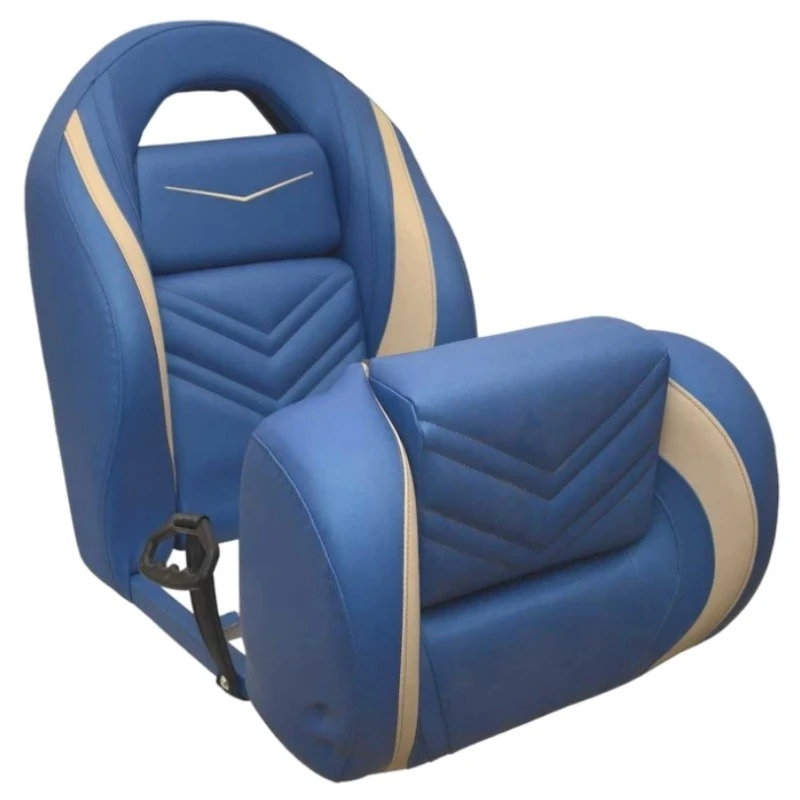 marine vinyl folding helm seat