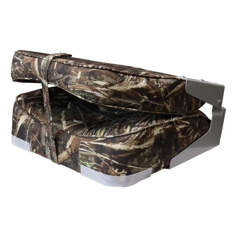 folding camo boat seat