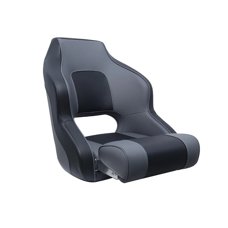 Black marine bucket seats