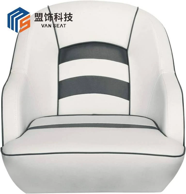 Thick cushion bucket boat seat