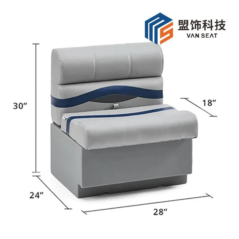 white pontoon boat seats
